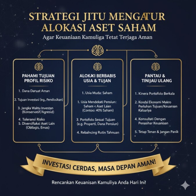 Strategi Jitu Mengatur Alokasi Aset Saham Agar Keuangan Keluarga Tetap Terjaga Aman